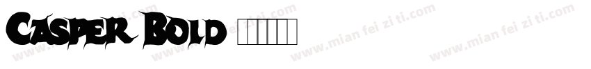 Casper Bold字体转换